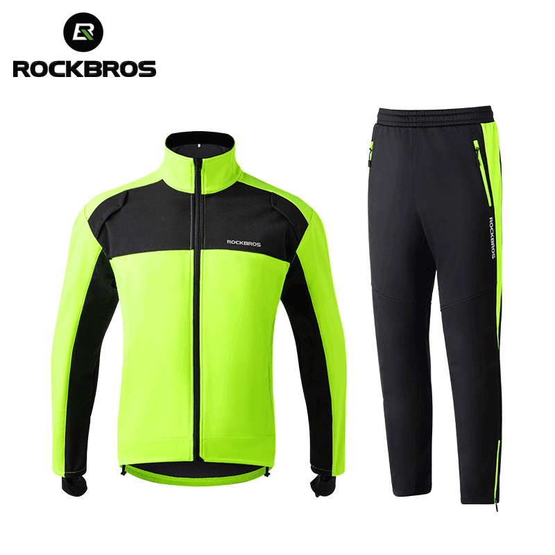 Outdoor Sport Jacket Men - ROCKBROS Autumn Winter Cycling Clothing Sets