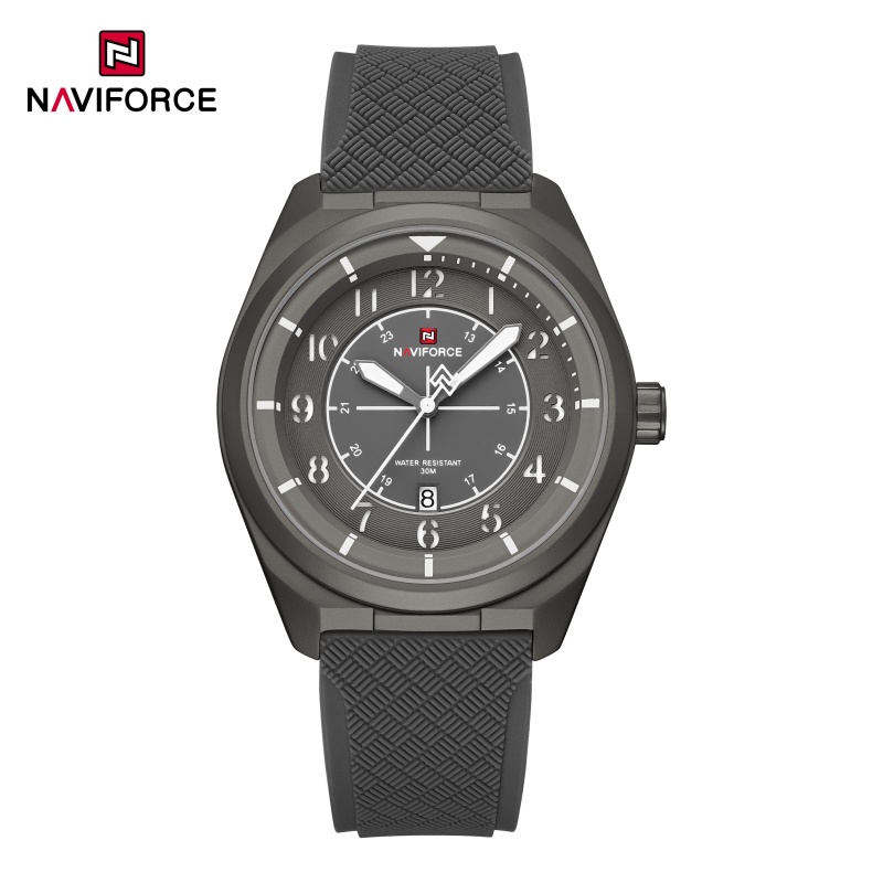 Outdoor Sport Smart Watch - NAVIFORCE Men Quartz Calendar Watch 3ATM