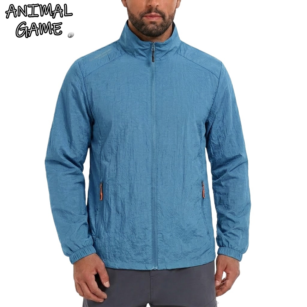 Outdoor Sport Jacket Men - Mens UPF50+ Performance Sunscreen Coats Breathable