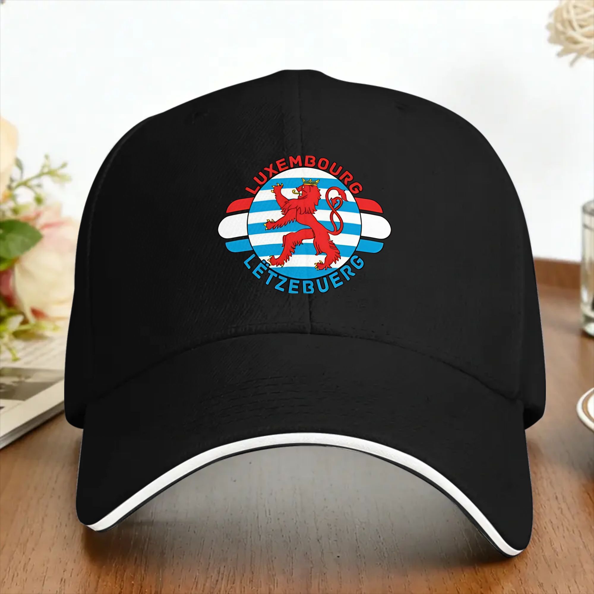 Outdoor Sport Luxembourg - Luxembourg Letzebuerg Emblem Casual Baseball Cap