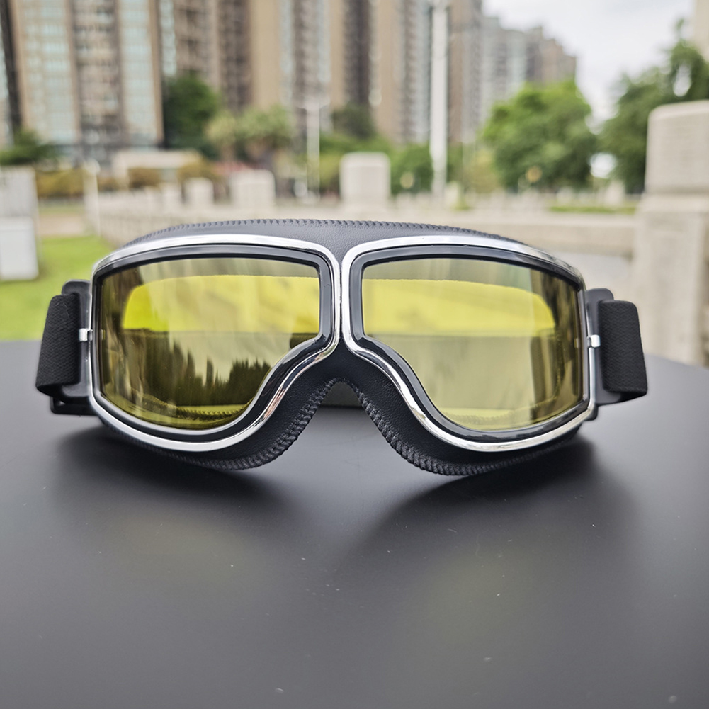 Outdoor Sports Store - Newest -Style Leather Goggles Vintage Motorcycle