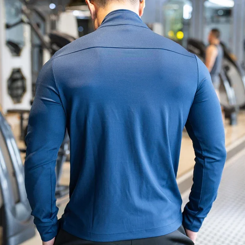 Mens Gym Fitness Shirts Tops H - Outdoor Sport Jacket Men review and price