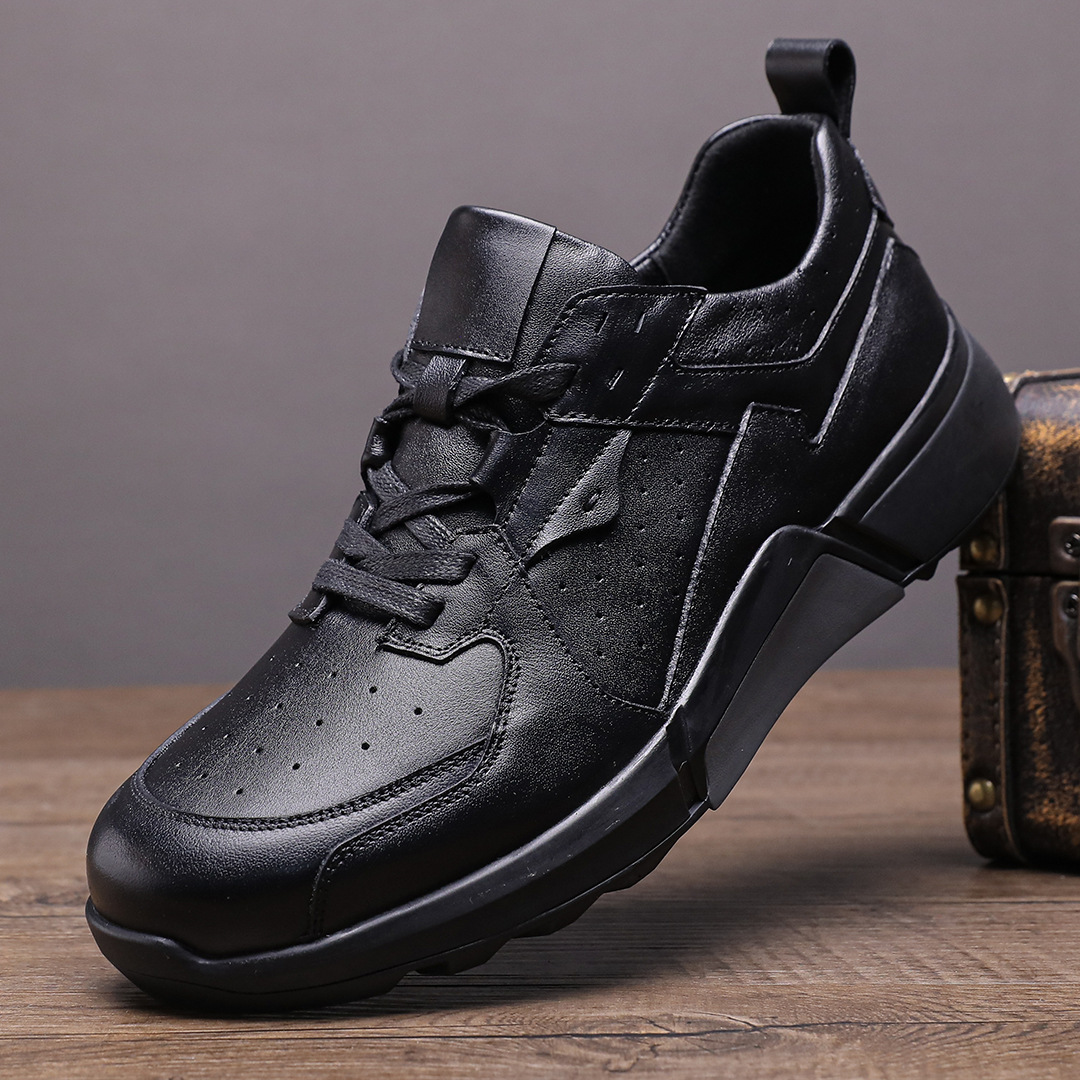 Genuine Leather Shoes Men Tren - Outdoor Sport Outfit review and price