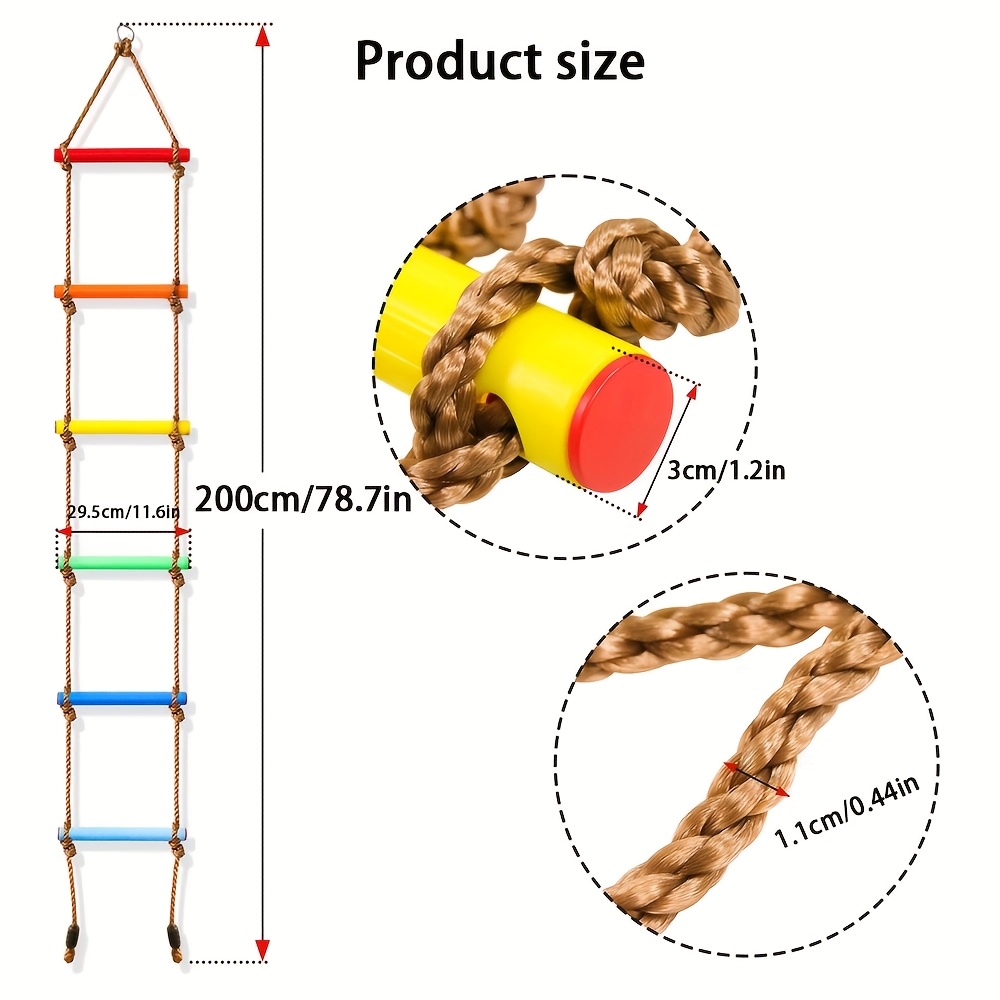 1pc Colorful Kid Climbing Ladd - Outdoor Sport Climbing Gear review and price