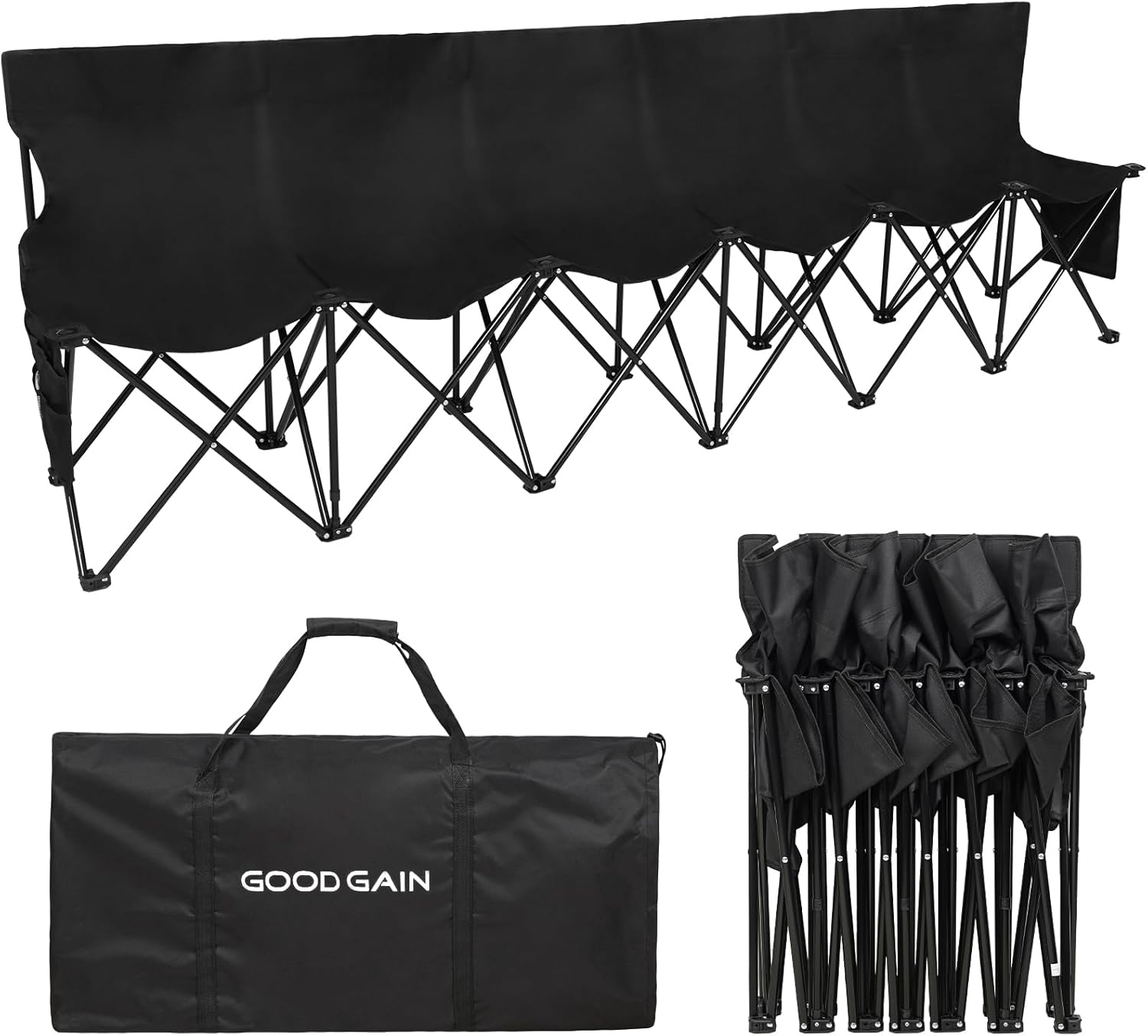 Portable Folding Black Outdoor - Outdoor Sport Bench review and price