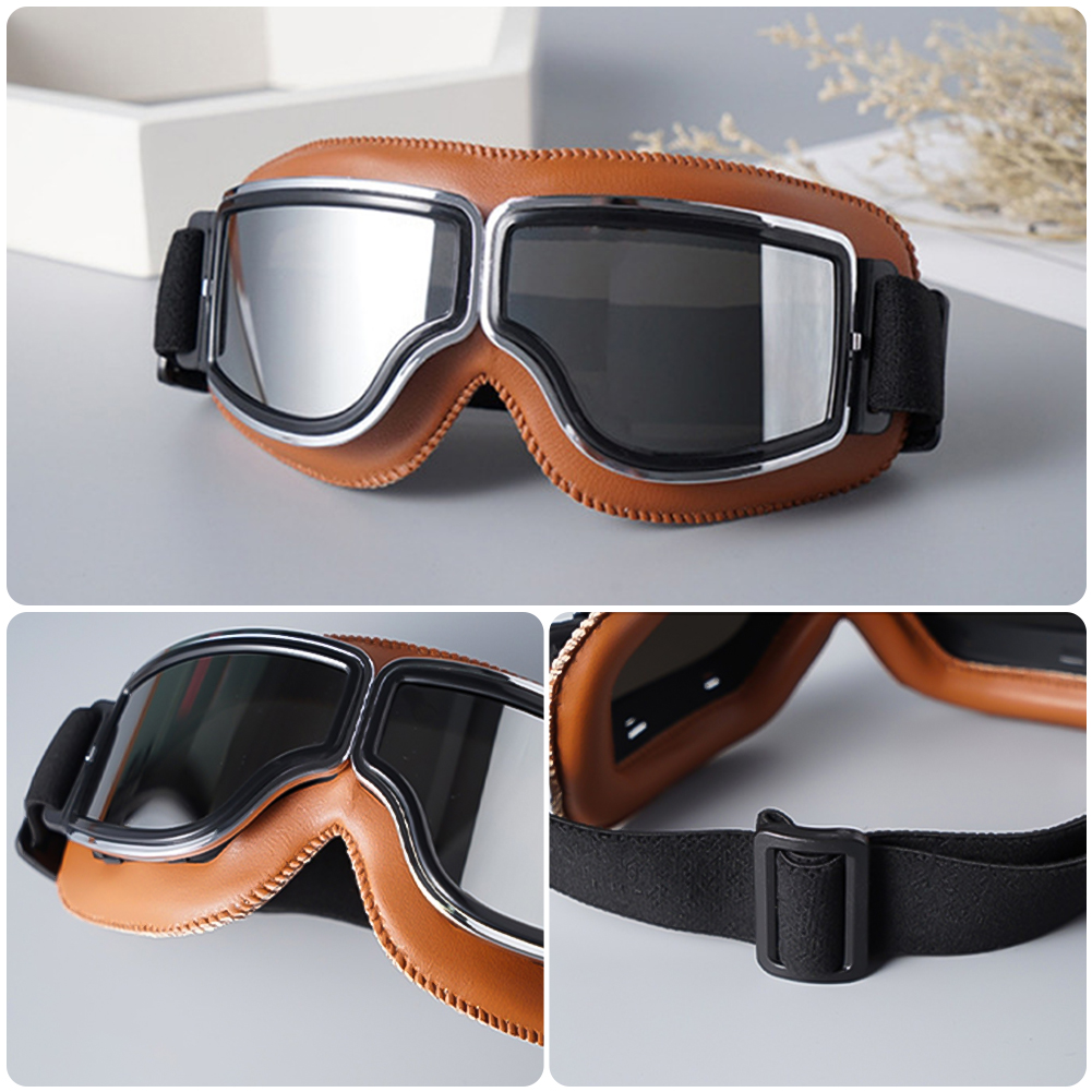 Newest -Style Leather Goggles  - Outdoor Sports Store review and price